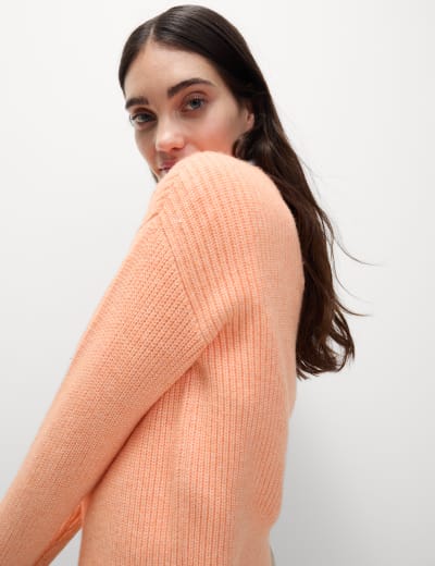 Pale pink jumper m&s sale