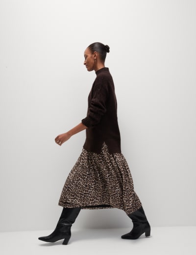 Leopard print skirt marks and spencer new arrivals