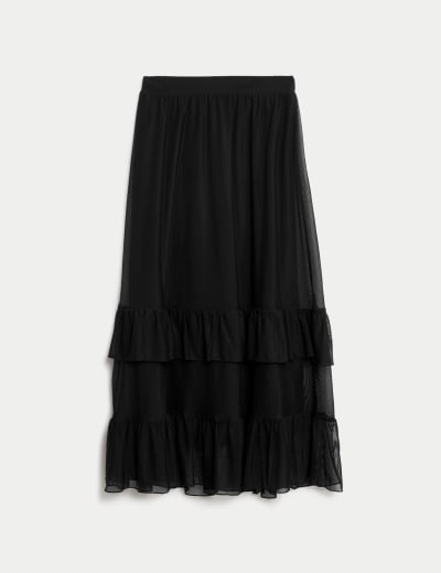 Black skater skirt m&s discount