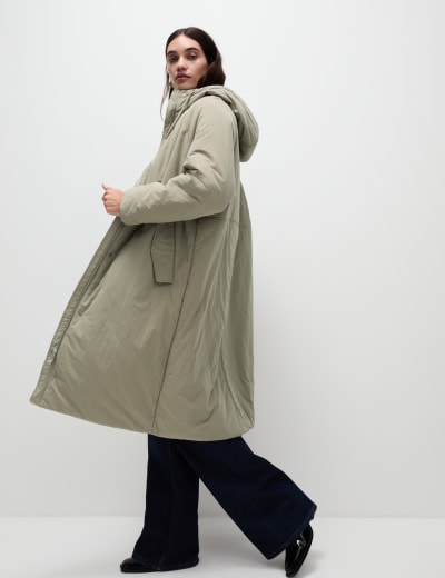 Waterproof Hooded Parka Coat M S Collection M S