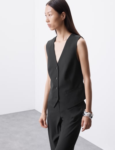 Women's waistcoats marks and spencers top