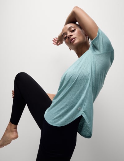 Double layer yoga top top
