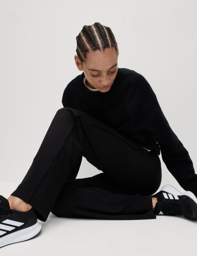 Cotton Rich Straight Leg Joggers M S Collection M S