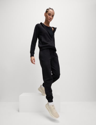 Cotton Rich Drawstring Cuffed Joggers M S Collection M S
