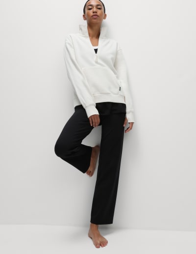 Cotton Rich Straight Leg Joggers M S Collection M S