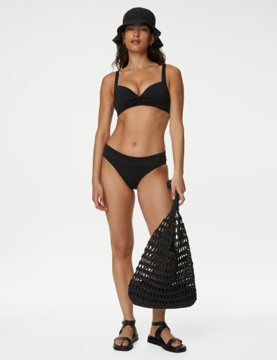 Tummy Control High Waisted Bikini Bottoms M S Collection M S
