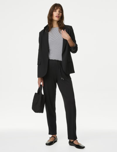 Marks and spencer ladies cotton trousers shop