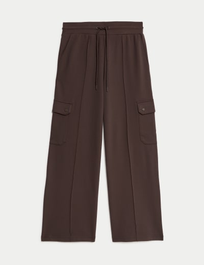 Cord Wide Leg Trousers Per Una M S