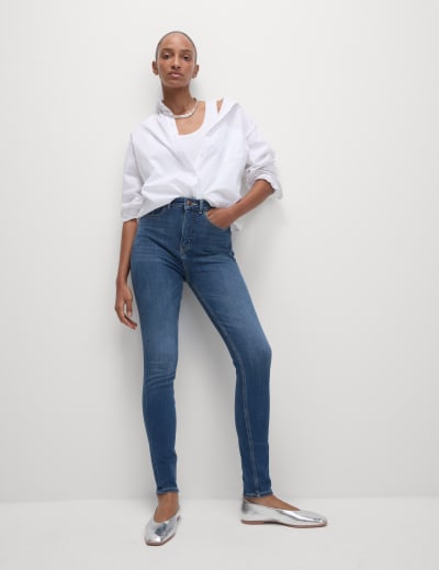 M&s white jeggings 2025