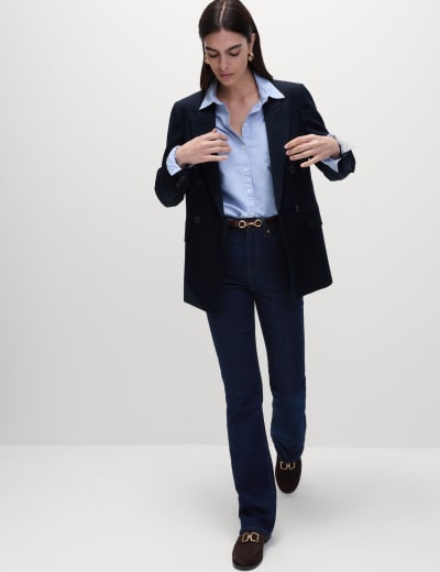 Cropped jeans m&s hotsell