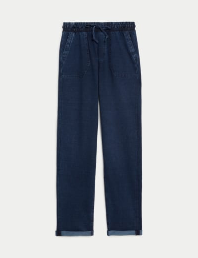 Marks and spencer straight joggers sales