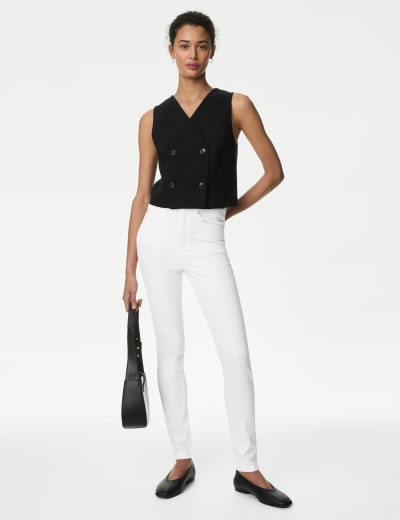 M and s ladies cropped jeans online