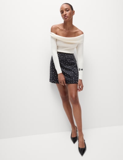Jersey a line mini skirt marks and spencer shop