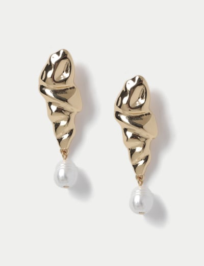 Marks and spencer pearl earrings store