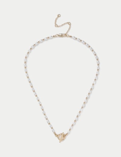 M and s pearl necklace on sale