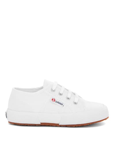 2790 Acotw Canvas Flatform Lace Up Trainers Superga M S