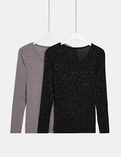 Pure Cotton Long Sleeve Top | M&S | M&S