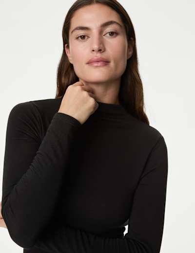 2pk Heatgen Thermal Polo Neck Tops M S Collection M S
