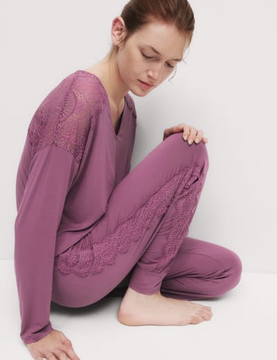 M&s ladies pj bottoms online