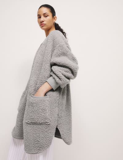 M&s ladies zip up dressing gowns clearance