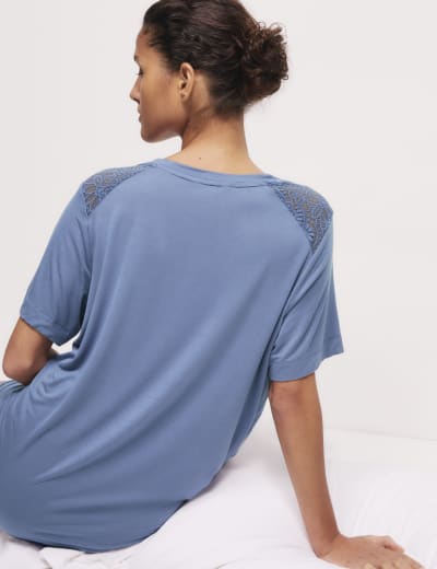 Marks and spencer ladies long nightdresses hot sale