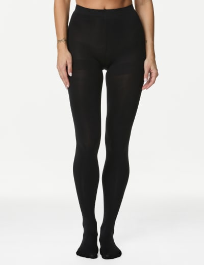 2pk 60 Denier Magicwear Opaque Tights M S Collection M S