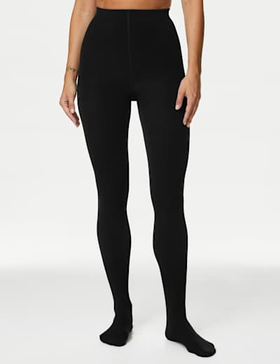140 Denier Thermal Sheer Fleece Tights M S Collection M S