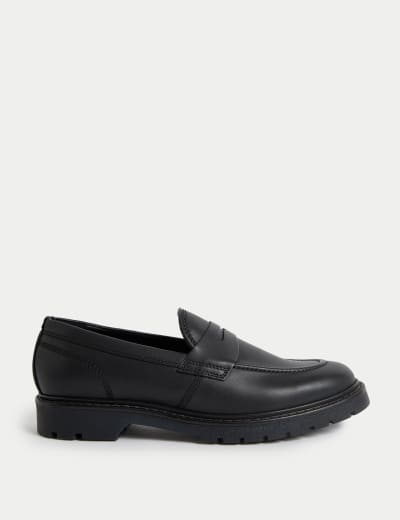 Airflex Leather Slip on Shoes M S Collection M S