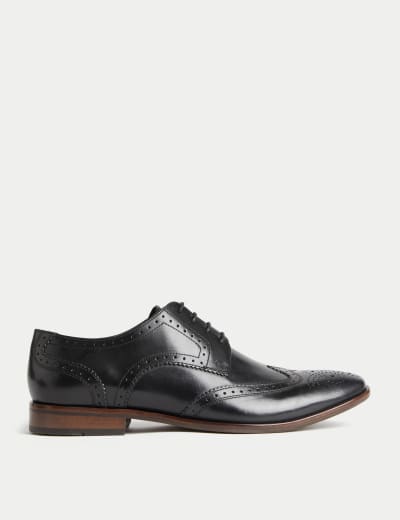 Wide Fit Leather Brogues M S Collection M S