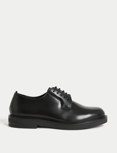 Wide Fit Airflex Leather Shoes M S Collection M S