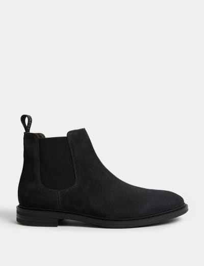Leather Pull On Chelsea Boots Autograph M S