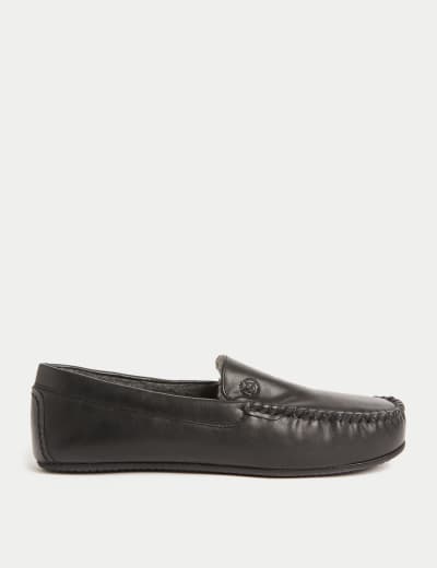 Leather Slippers Hotter M S