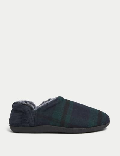 Suede Slippers with Freshfeet M S Collection M S