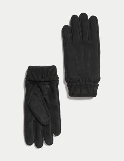 Mens sheepskin gloves marks and spencer top