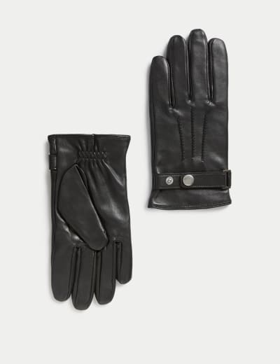 Cashmere Lined Leather Gloves Autograph M S