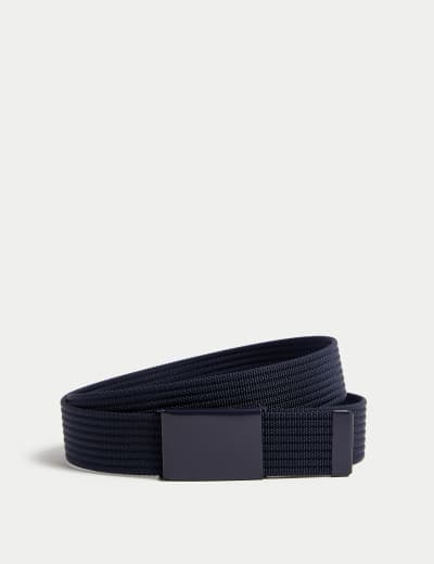 2pk Stretch Woven Active Waist Belts M S Collection M S