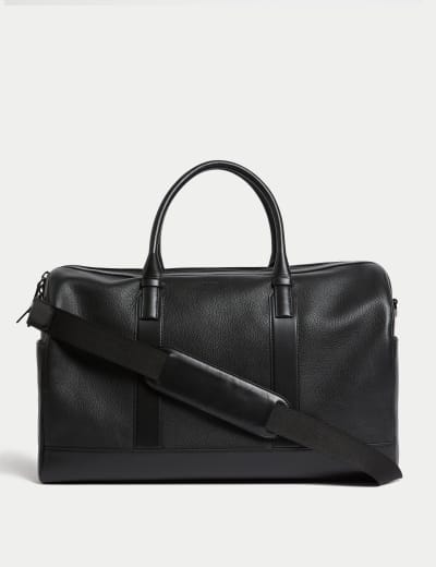 M and s leather holdall best sale
