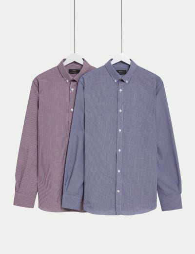 M&s mens casual long sleeve shirts online