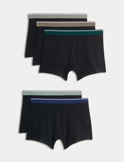 5pk Cool Fresh Cotton Rich Hipsters M S Collection M S