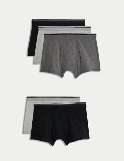 5pk Pure Cotton Cool Fresh Trunks M S Collection M S