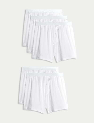 Marks and spencer mens cotton boxer shorts hot sale