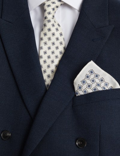Tailored Fit Pure Wool Birdseye Jacket | JAEGER | M&S