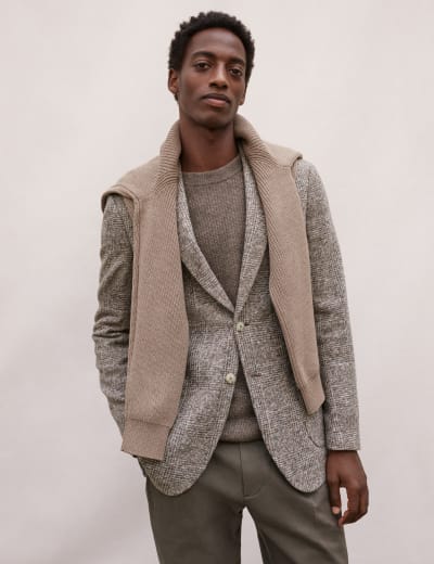 Casual wool blazer mens shop
