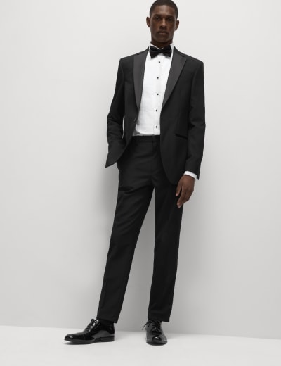 Slim Fit Stretch Tuxedo Jacket M S Collection M S
