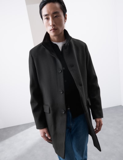 Marks and spencer cashmere coat on sale