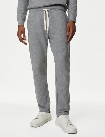 Drawstring Cotton Rich Straight Leg Joggers M S Collection M S