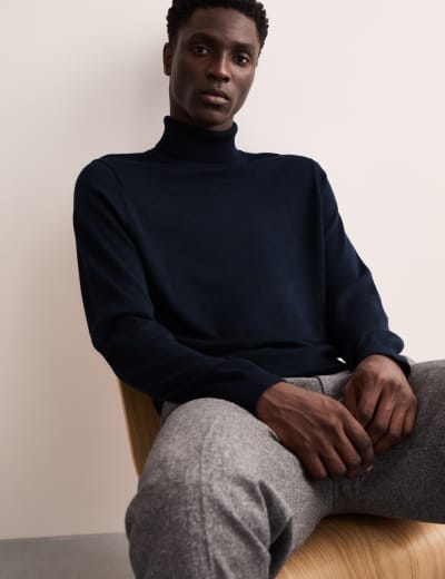 M&s cashmere polo neck hotsell
