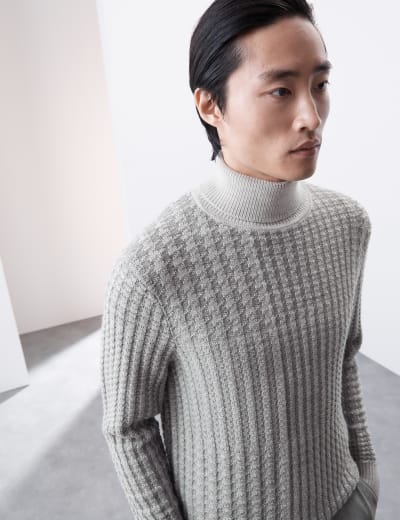 M&s mens roll neck discount