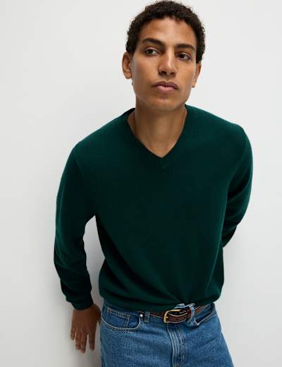 Mens v neck jumpers at m&s online