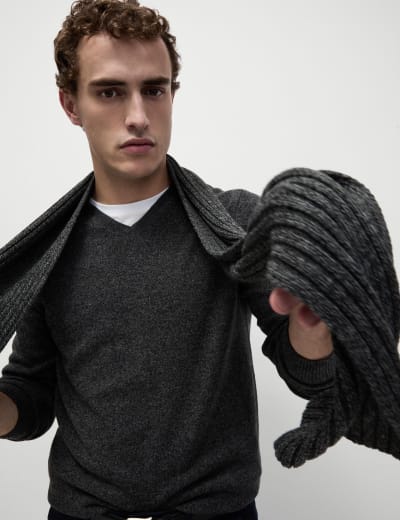 M&s v neck jumpers sales